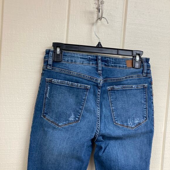 Judy Blue Jeans Relaxed Fit Tapestry Stripe Women's 5/27 - Picture 8 of 8